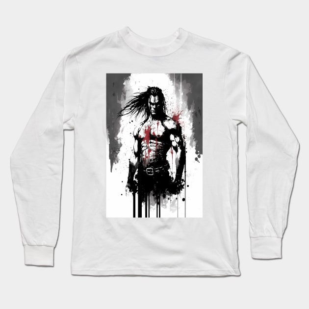 Vengeful Vampire Long Sleeve T-Shirt by TortillaChief